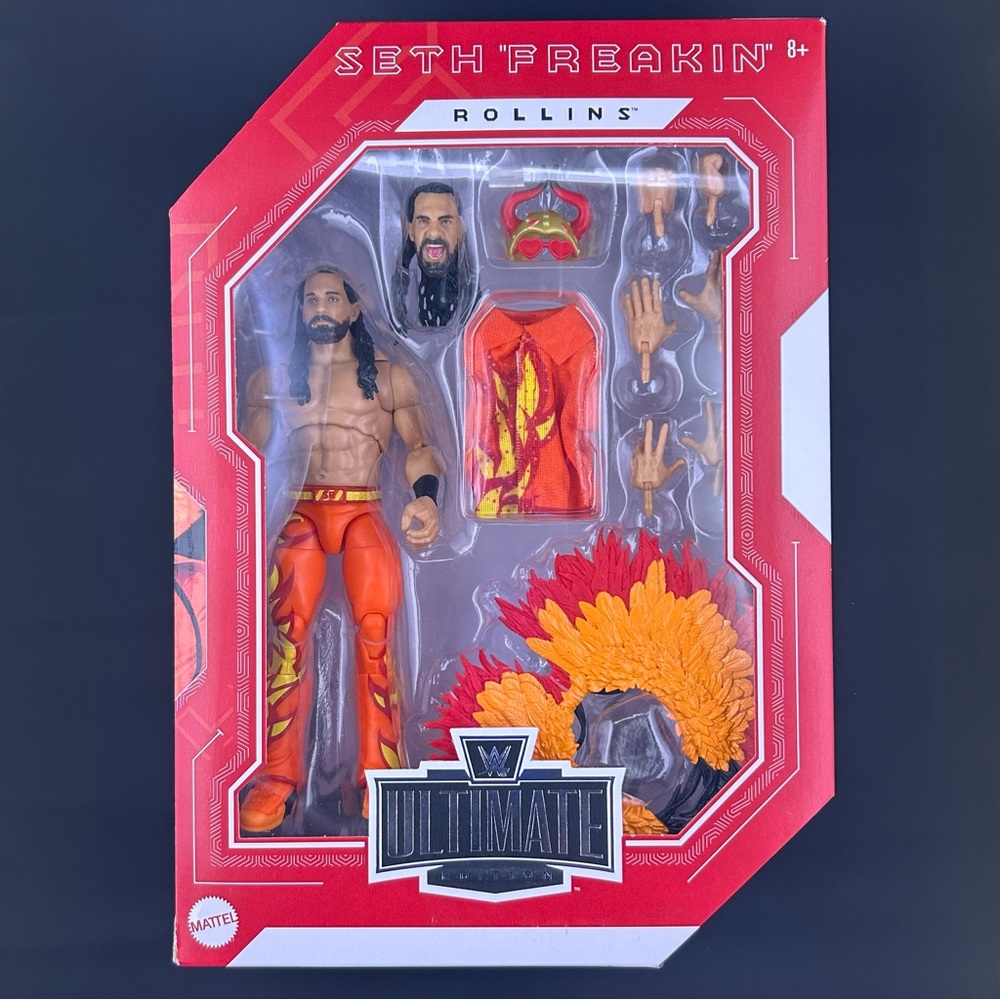 Mattel WWE Ultimate Edition Seth Rollins Wrestling Figure 2024 Fan Takeover